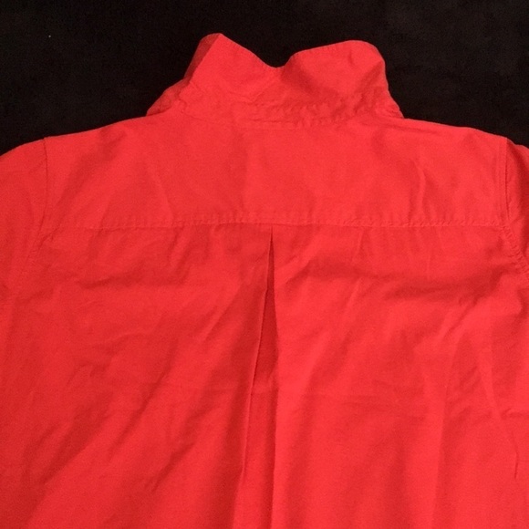 Talbots Petite Longsleeve Red Tunic Blouse - Picture 11 of 12
